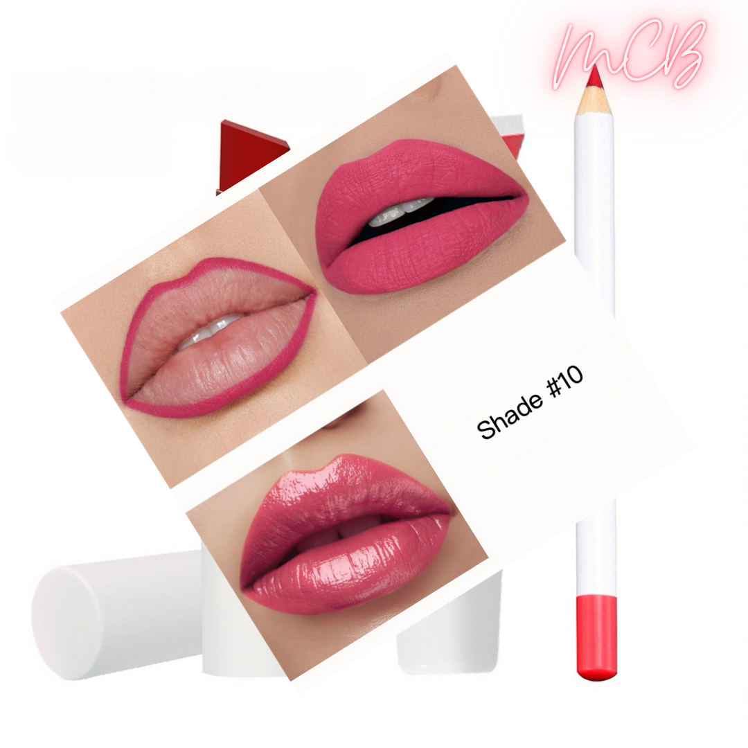 XHOQLS097 Private Label Natural  lip liner , lip gloss  and lipstick set shade10