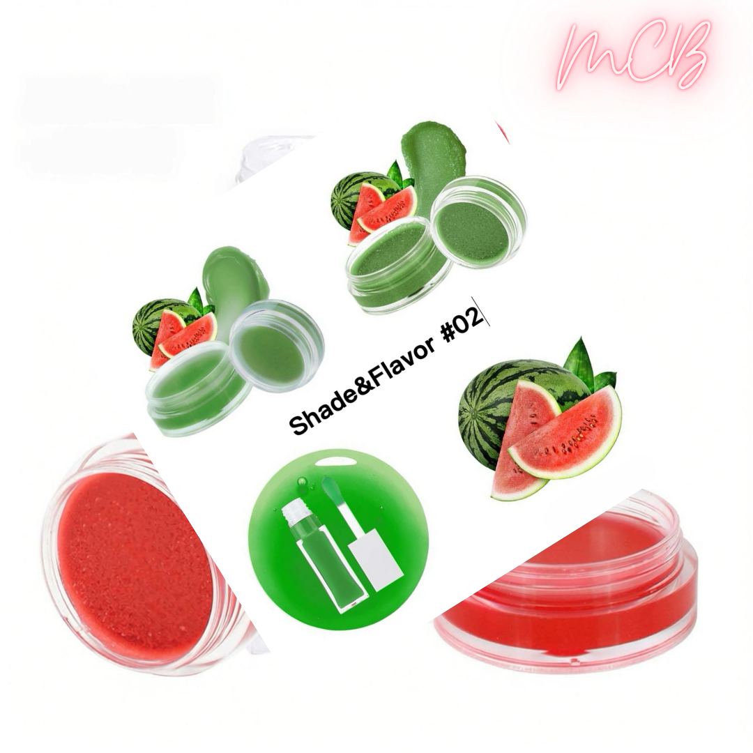 XHOQLS099 Private Label Natural  lip oil , lip mask and lip scrub set shade02