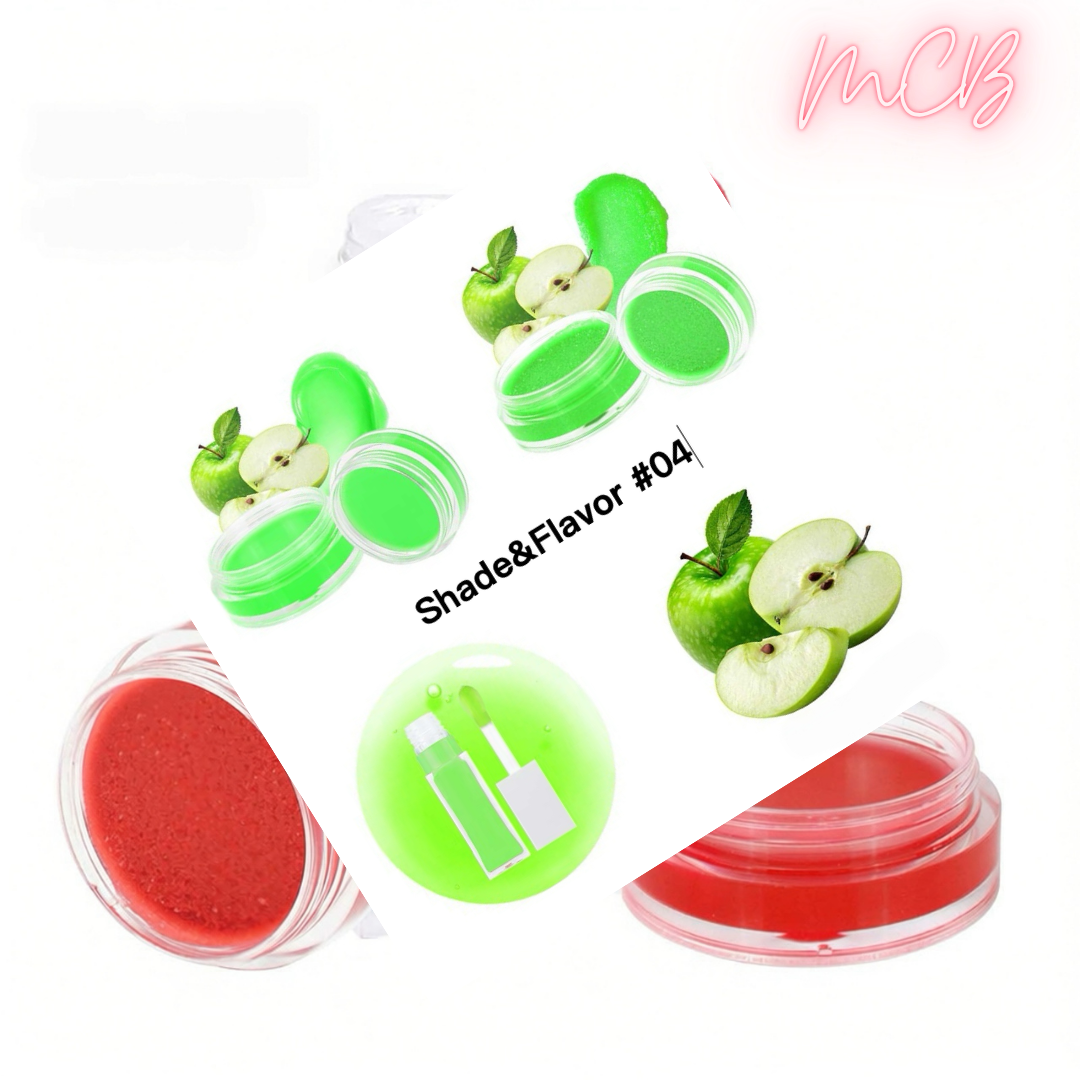XHOQLS099 Private Label Natural  lip oil , lip mask and lip scrub set shade04