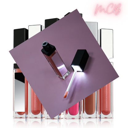 XHSXM0043
Private Label Manufacturing 40 Shade Natural Glossy Lip Gloss With LED Lights