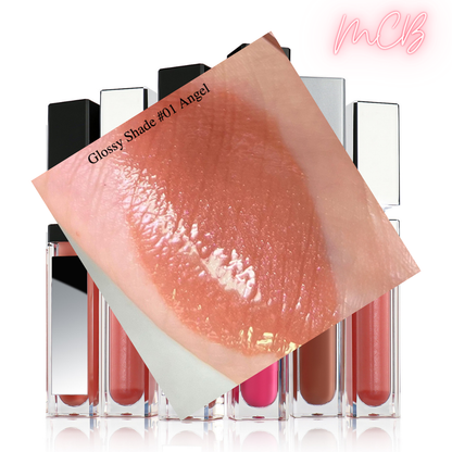 XHSXM0043 Private Label Manufacturing 40 Shade Natural Glossy Lip Gloss With LED Lights Shade 01
