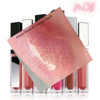 XHSXM0043 Private Label Manufacturing 40 Shade Natural Glossy Lip Gloss With LED Lights Shade 12
