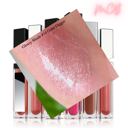 XHSXM0043 Private Label Manufacturing 40 Shade Natural Glossy Lip Gloss With LED Lights Shade 14