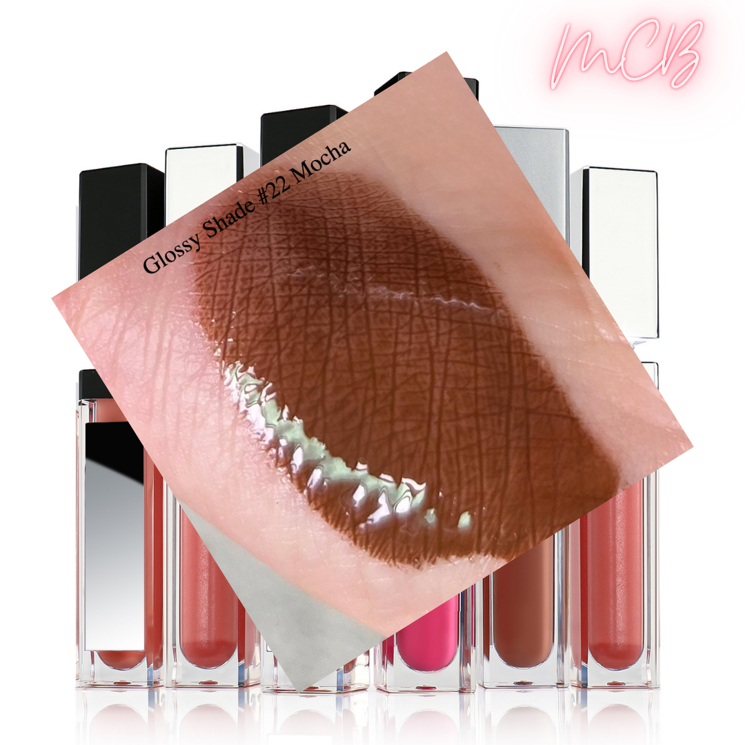 XHSXM0043 Private Label Manufacturing 40 Shade Natural Glossy Lip Gloss With LED Lights Shade 22