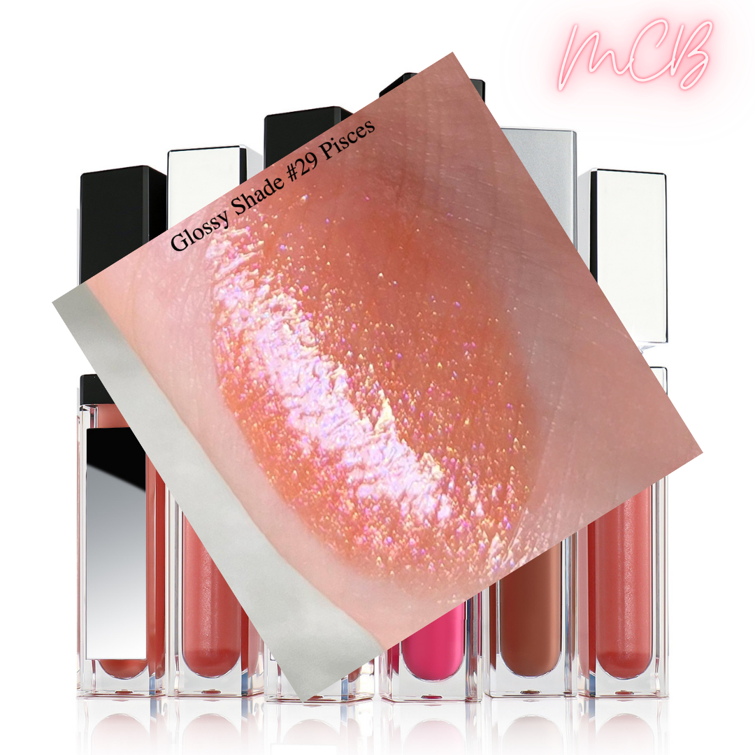 XHSXM0043 Private Label Manufacturing 40 Shade Natural Glossy Lip Gloss With LED Lights Shade 29