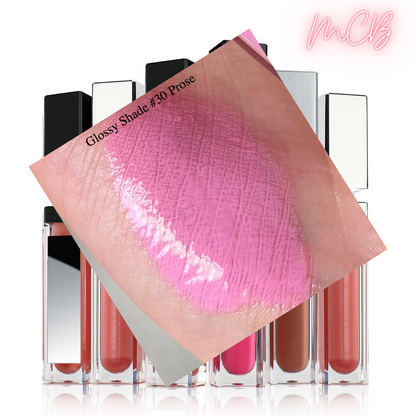 XHSXM0043 Private Label Manufacturing 40 Shade Natural Glossy Lip Gloss With LED Lights Shade 30