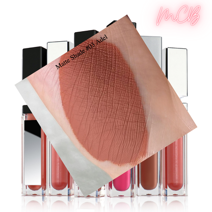 XHSXM0143 Private Label Manufacturing 40 Shade Natural Matte Lip Gloss With LED Lights Shade03