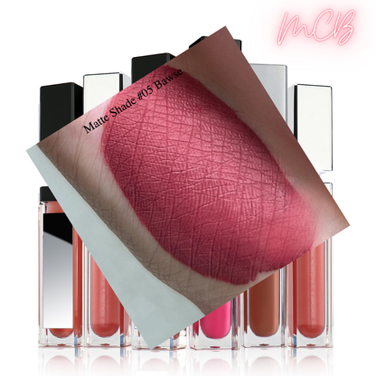 XHSXM0143 Private Label Manufacturing 40 Shade Natural Matte Lip Gloss With LED Lights Shade05