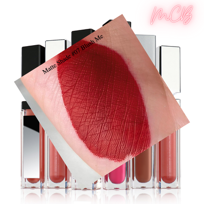 XHSXM0143 Private Label Manufacturing 40 Shade Natural Matte Lip Gloss With LED Lights Shade07