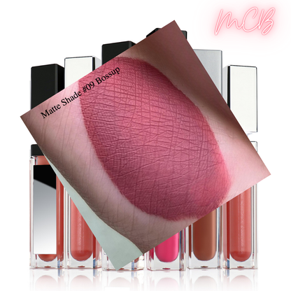 XHSXM0143 Private Label Manufacturing 40 Shade Natural Matte Lip Gloss With LED Lights Shade09