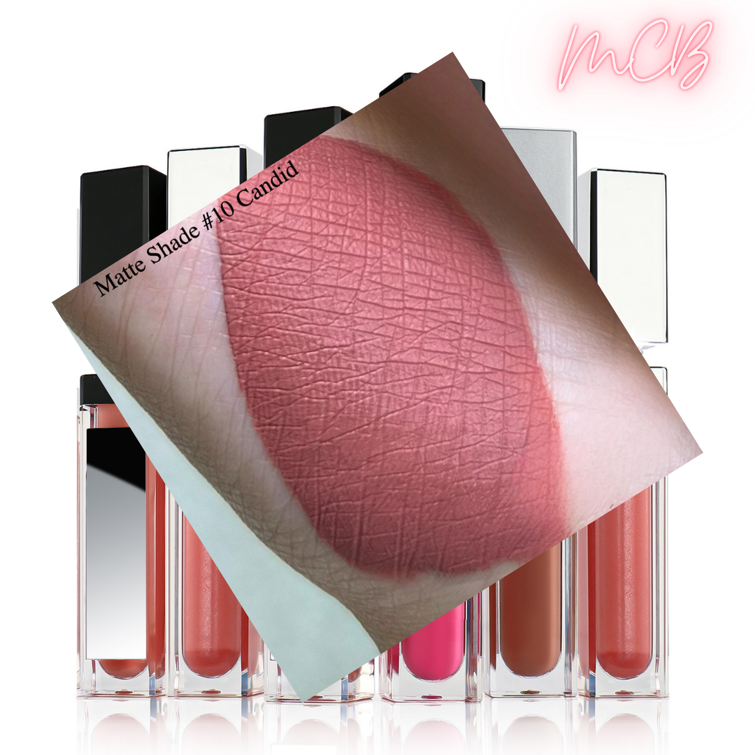 XHSXM0143 Private Label Manufacturing 40 Shade Natural Matte Lip Gloss With LED Lights Shade10