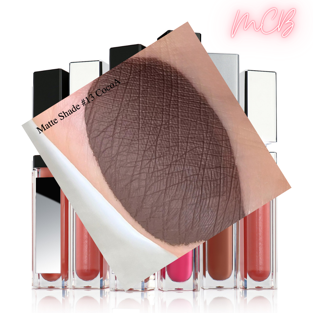 XHSXM0143 Private Label Manufacturing 40 Shade Natural Matte Lip Gloss With LED Lights Shade13