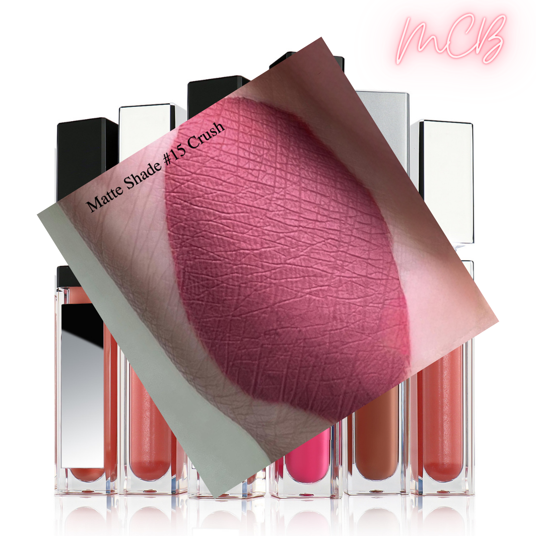 XHSXM0143 Private Label Manufacturing 40 Shade Natural Matte Lip Gloss With LED Lights Shade15