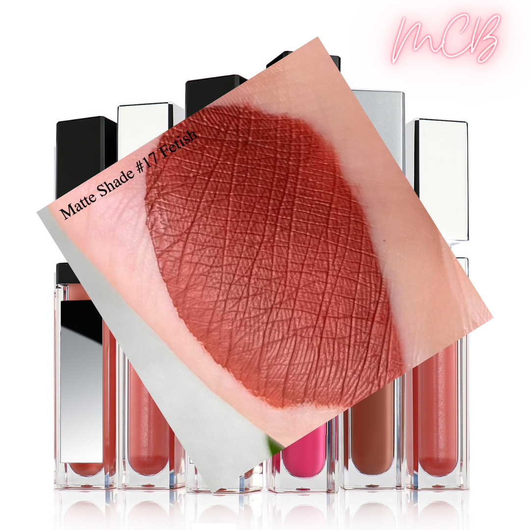 XHSXM0143 Private Label Manufacturing 40 Shade Natural Matte Lip Gloss With LED Lights Shade17
