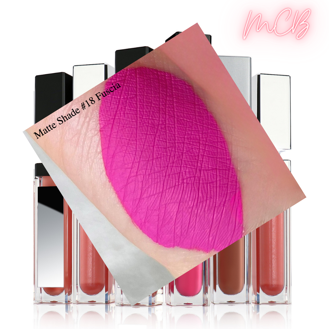 XHSXM0143 Private Label Manufacturing 40 Shade Natural Matte Lip Gloss With LED Lights Shade18
