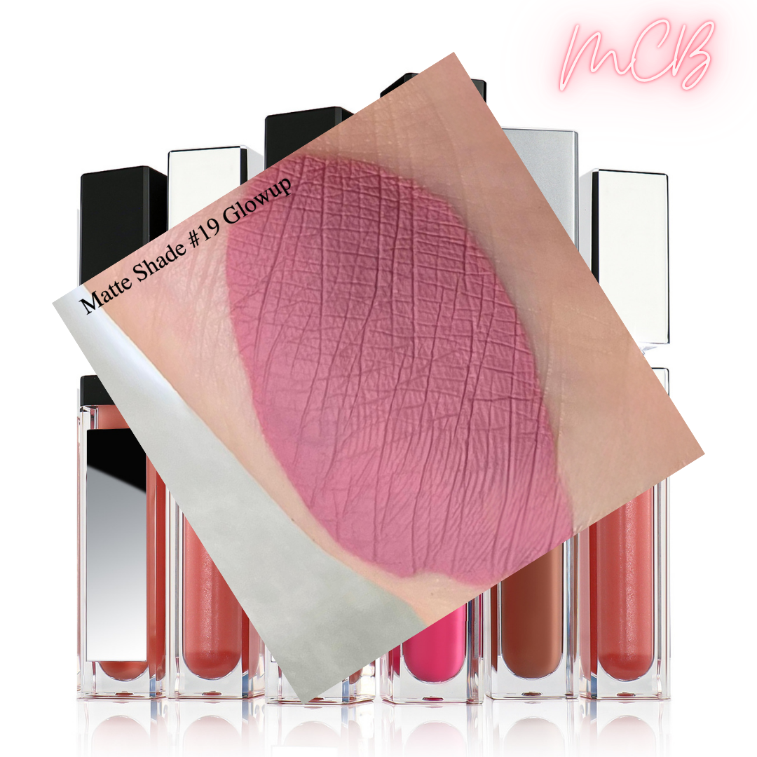 XHSXM0143 Private Label Manufacturing 40 Shade Natural Matte Lip Gloss With LED Lights Shade19