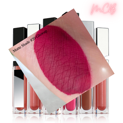 XHSXM0143 Private Label Manufacturing 40 Shade Natural Matte Lip Gloss With LED Lights Shade20