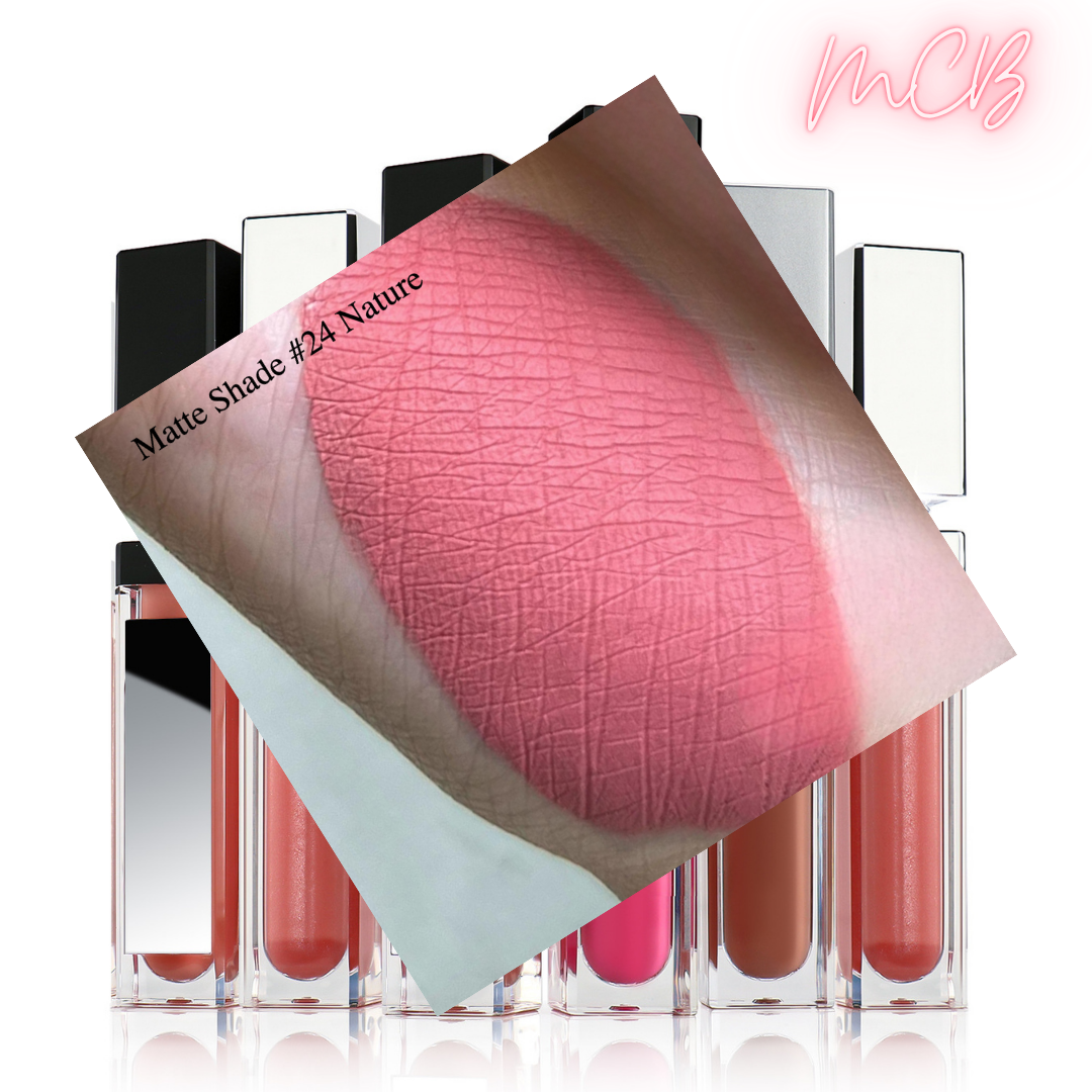 XHSXM0143 Private Label Manufacturing 40 Shade Natural Matte Lip Gloss With LED Lights Shade24