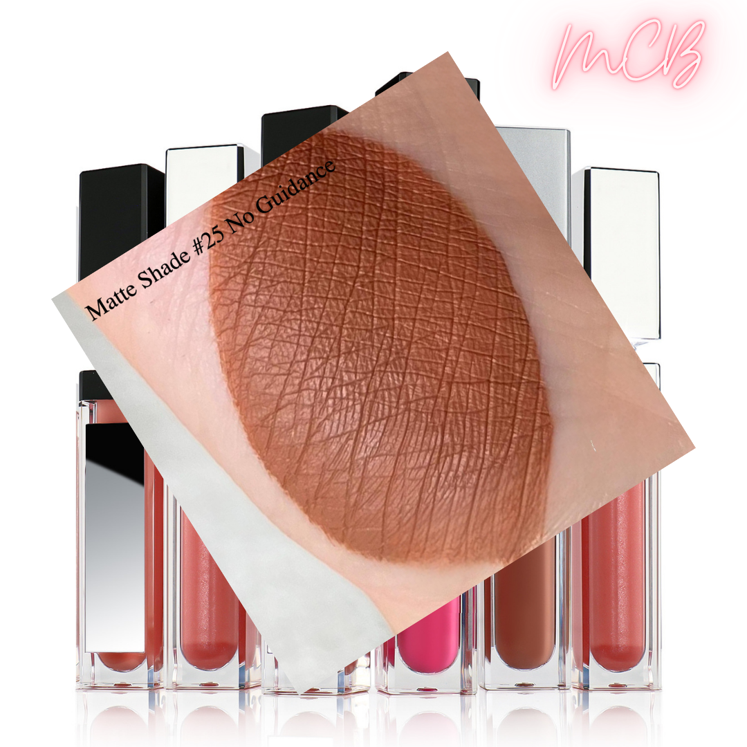 XHSXM0143 Private Label Manufacturing 40 Shade Natural Matte Lip Gloss With LED Lights Shade25