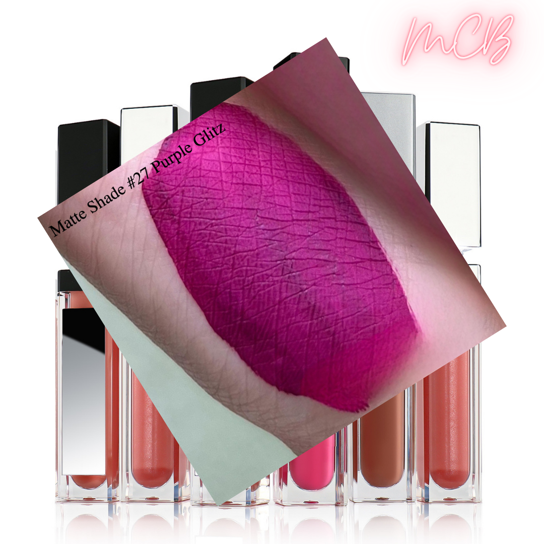 XHSXM0143 Private Label Manufacturing 40 Shade Natural Matte Lip Gloss With LED Lights Shade27
