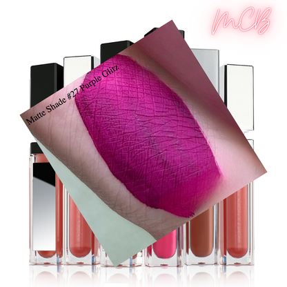 XHSXM0143 Private Label Manufacturing 40 Shade Natural Matte Lip Gloss With LED Lights Shade27