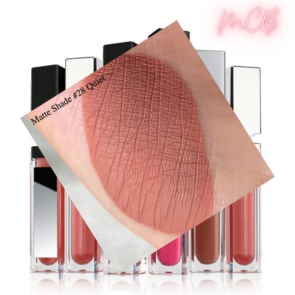 XHSXM0143 Private Label Manufacturing 40 Shade Natural Matte Lip Gloss With LED Lights Shade28