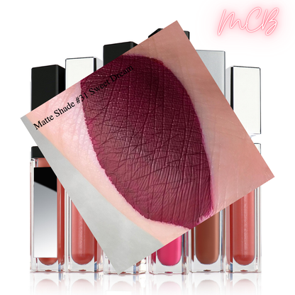 XHSXM0143 Private Label Manufacturing 40 Shade Natural Matte Lip Gloss With LED Lights Shade31