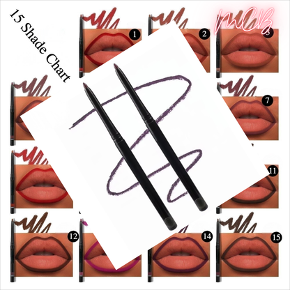 Private Label Natural Ingredient Lip Liner | Vitamin-Infused, Jojoba Oil – OEM/ODM Black Tube 