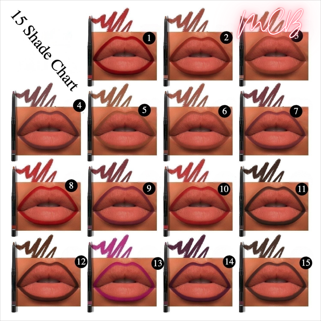 Private Label Natural Ingredient Lip Liner | Vitamin-Infused, Jojoba Oil – OEM/ODM  Shade Options