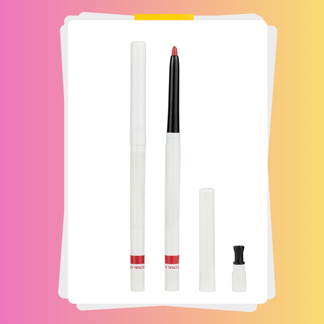 Private Label Natural Ingredient Lip Liner | 15 Shades, Vitamin-Infused, Jojoba Oil – OEM/ODM White Tube