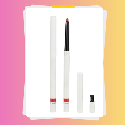 Private Label Natural Ingredient Lip Liner | 15 Shades, Vitamin-Infused, Jojoba Oil – OEM/ODM White Tube