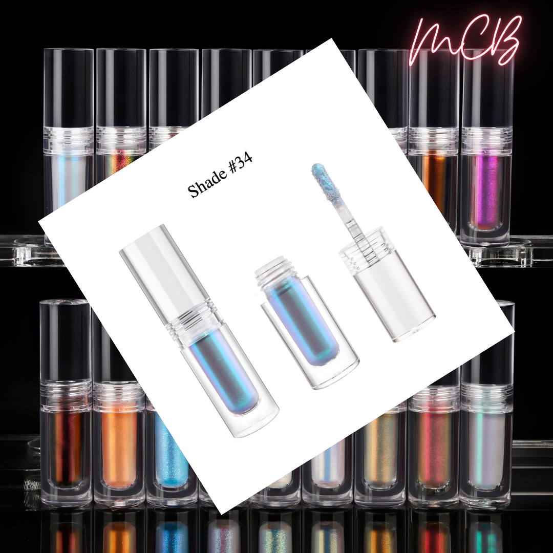 XHSYH-50 Private Label 50 Color Chameleon Liquid Eyeshadow Shade 34