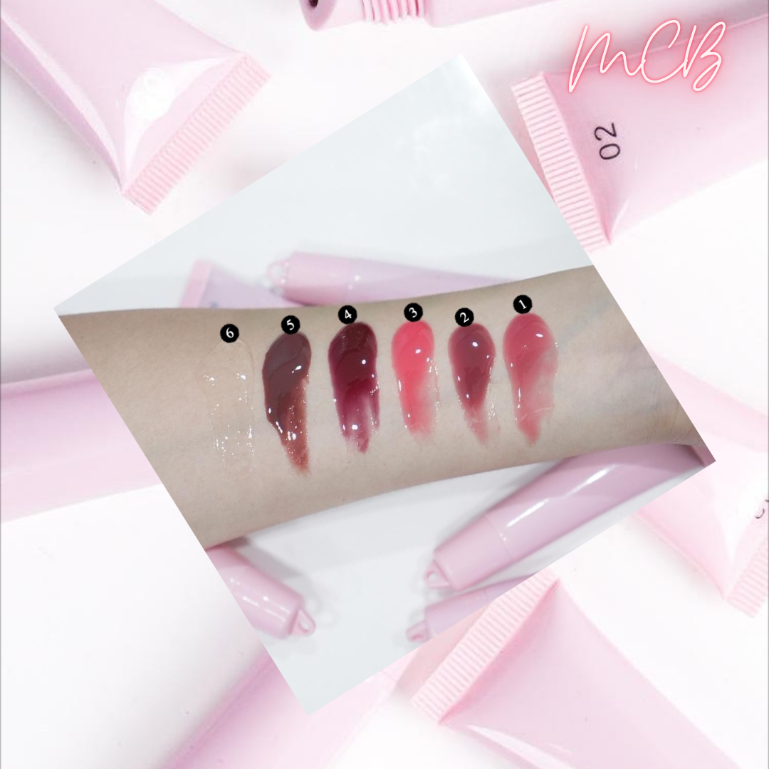 Private Label Natural Natural Tinted Lip Oil Shade Chart