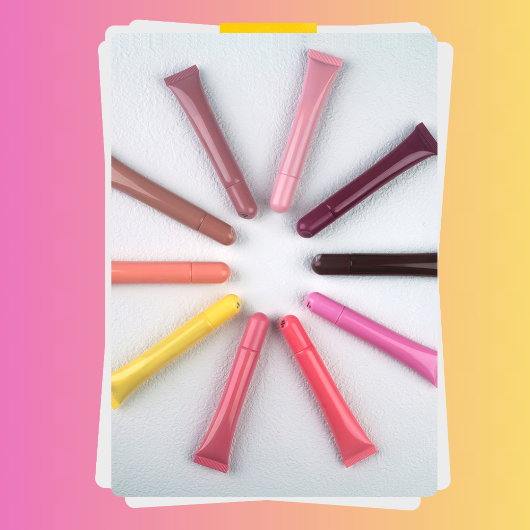 Private Label Natural 10-Color Peptide Tinted Lip Balm