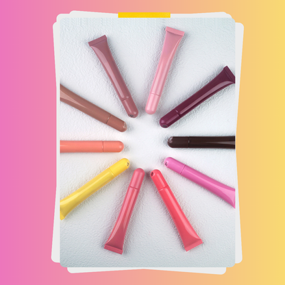 Private Label Natural 10-Color Peptide Tinted Lip Balm