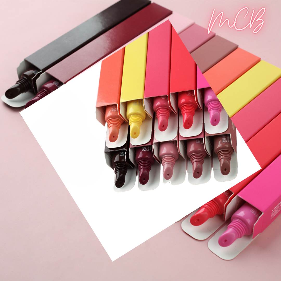 Private Label Natural 10-Color Peptide Tinted Lip Balm 