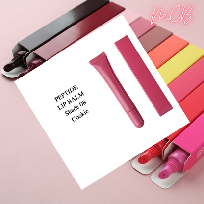 Private Label Natural 10-Color Peptide Tinted Lip Balm Shade 08