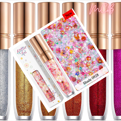 Private Label Multi-Color Gel Eyeshadow & Lip Gloss Shades 0928