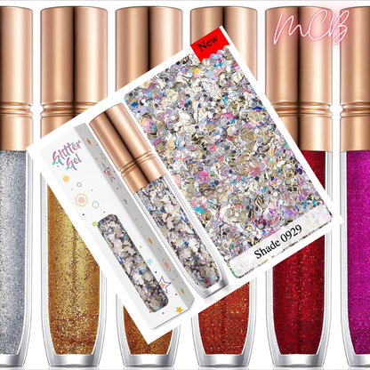 Private Label Multi-Color Gel Eyeshadow & Lip Gloss Shades 0929