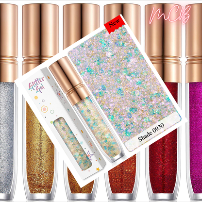 Private Label Multi-Color Gel Eyeshadow & Lip Gloss Shades 0930