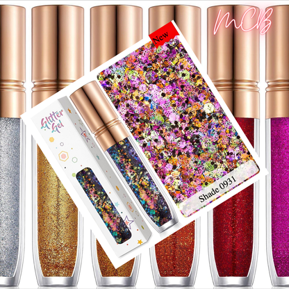 Private Label Multi-Color Gel Eyeshadow & Lip Gloss Shades 0931