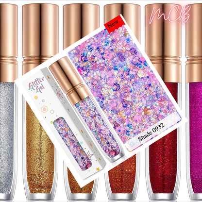 Private Label Multi-Color Gel Eyeshadow & Lip Gloss Shades 0932