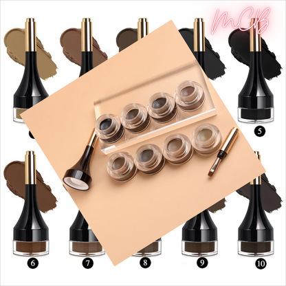 Private Label Natural Multi-Use 11-Color Eyebrow Gel