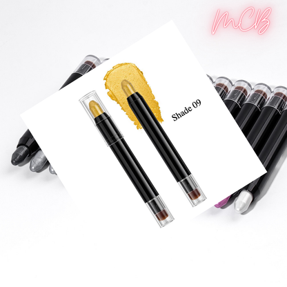 Private Label Natural 12-Color Dual-Ended Highlighter Pen Shade 09