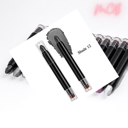 Private Label Natural 12-Color Dual-Ended Highlighter Pen Shade 12