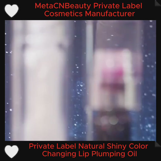 Private Label Natural Color-Changing Shiny Lip Plumping Oil