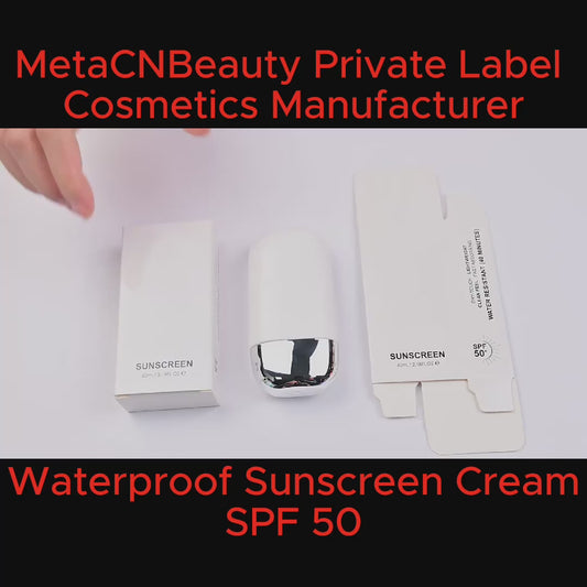 Private Label Waterproof Sunscreen Cream SPF50+