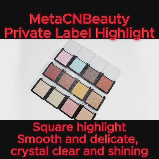 MetaCNBeauty Private Label Makeup Highlighter Palette