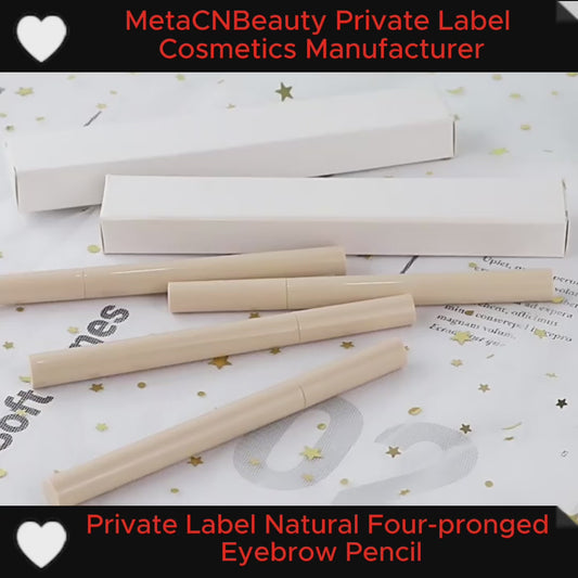Private Label Natural Four-pronged Eyebrow Pencil