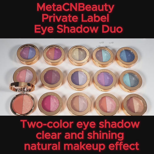 MetaCNBeauty Private Label Two-Color Eye Shadow